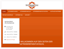 Tablet Screenshot of getriebe-reparatur-instandsetzung.de